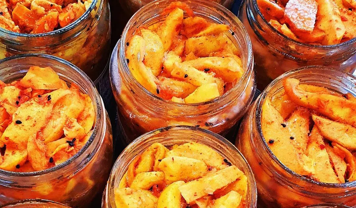 تصویر 1 از قیمت خرید ترشی انبه بندری + فروش ویژه